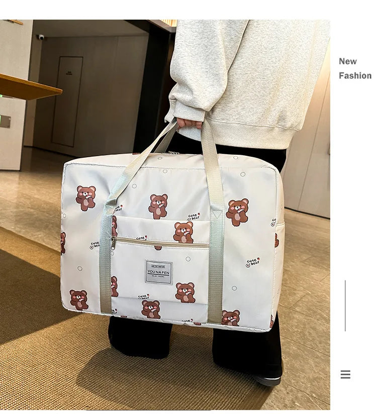 Large Capacity Travel Bag Portable Business Trip Light Portable Student Trolley Case Luggage Bag Maternity Storage Bag for Girls