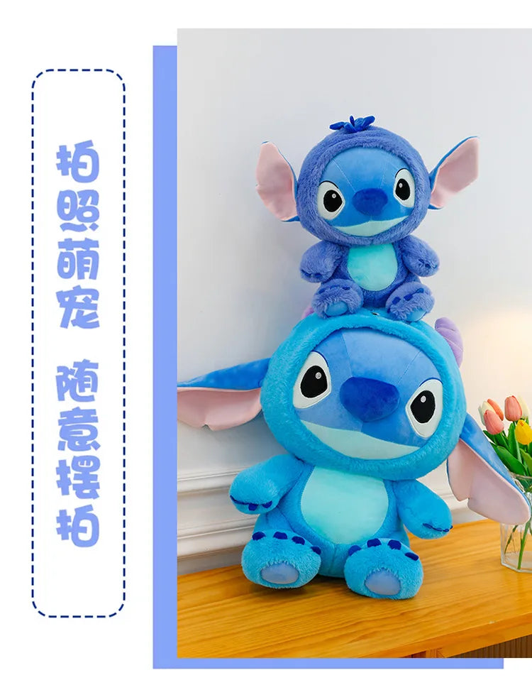Big Size 55cm Cartoon Plush Toy Dolls Stitch Sullivan Doll Blue Stitch Kids Christmas Pillow Doll Baby Cloth Doll Ornament Gift