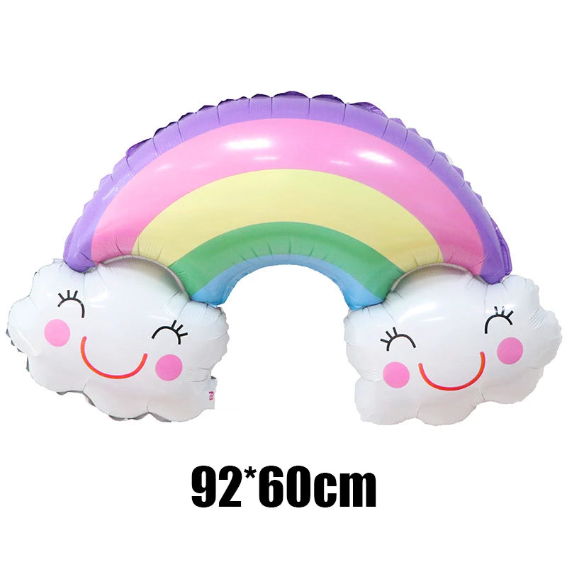 Unicorn Decoration For Birthday Girl Happy Birthday Unicorn Them Deco Kit Tableware Background Banner Balloons Supplies For Kids