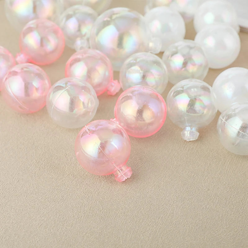 33pcs Colorful Ball Cake Topper Pearl Shape Cupcake Insert Topper for Kids Unicorn Mermaid Birthday Party Decoration Baby Shower
