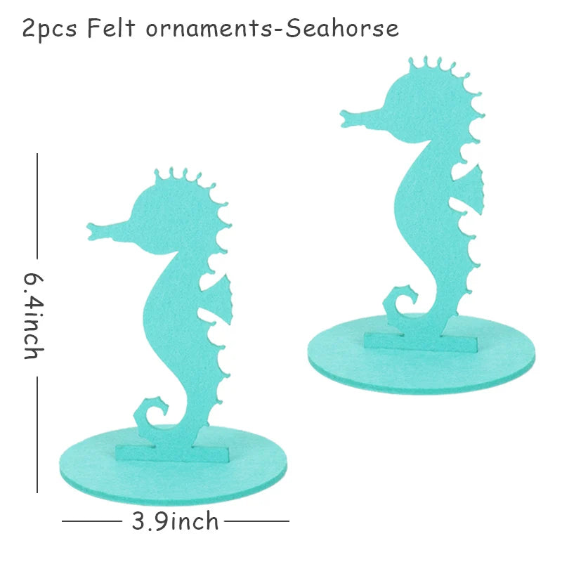 Little Mermaid Party Favors Memmaid Glasses/Tattoo Stickers/Headband/Clap Circle Toy Girls Birthday party gift Decor Baby Shower