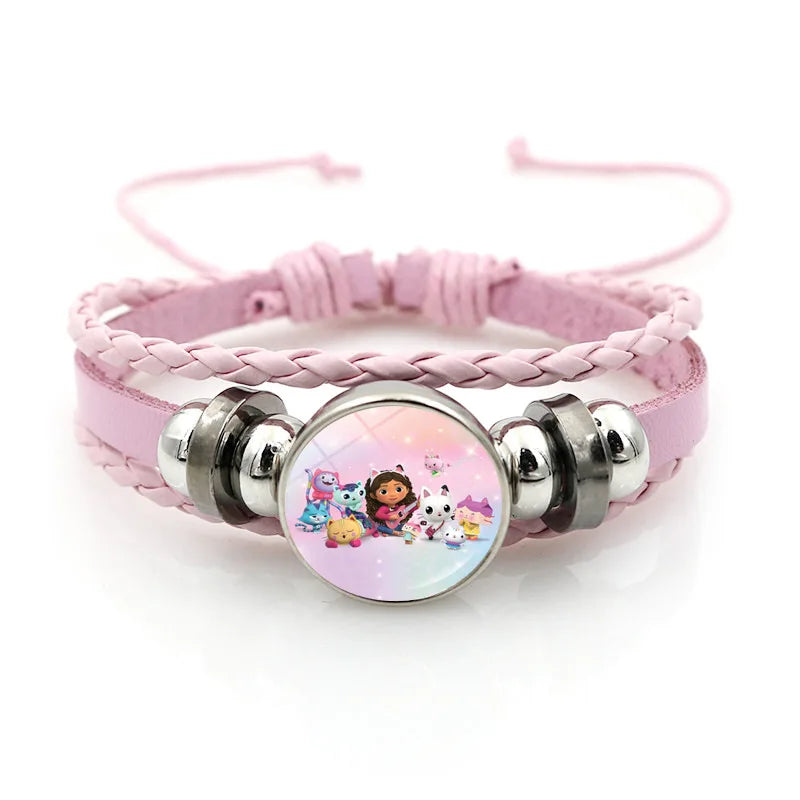 Gabby Dollhouse Bracelet Anime Cartoon Character Derivative Peripherals Bangles Cute Bracelets Baby Show Birthday Christmas Gift