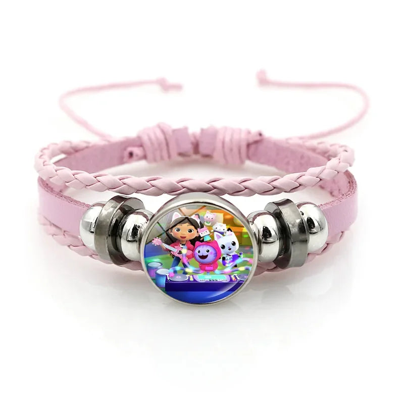 Gabby Dollhouse Bracelet Anime Cartoon Character Derivative Peripherals Bangles Cute Bracelets Baby Show Birthday Christmas Gift