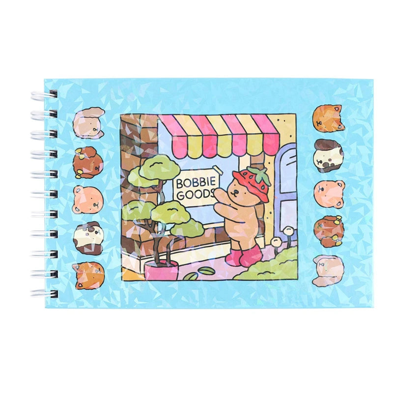 Coloring Book Cute And Cozy For Adults & Teens Same Style Different Color Cover Creative Pudding Bear Graffiti Coloring Notebook