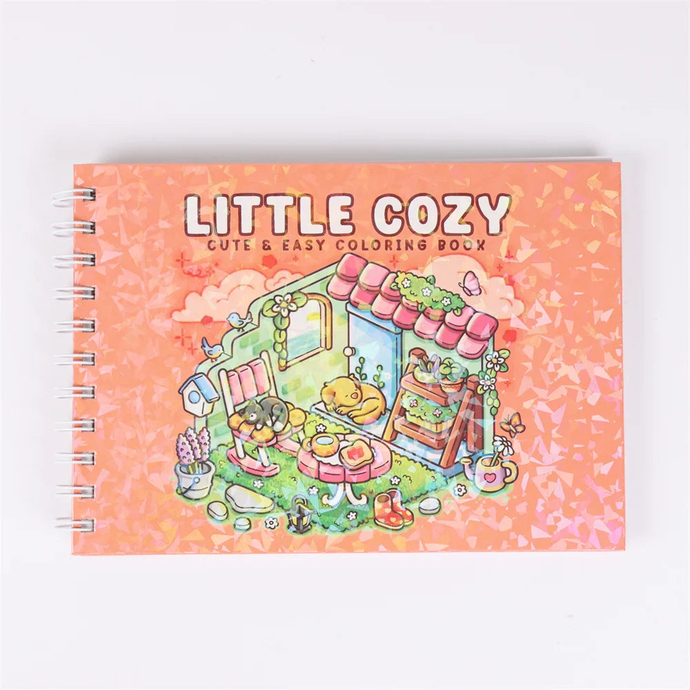 Bobbie Goods Coloring Book Cute and Cozy for Adults & Teens（Same style, different color cover）