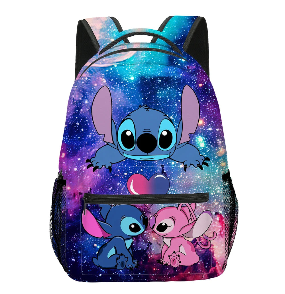 MINISO Lilo & Stitch Angel Cosplay Costume Backpack Computer School Bag Xmas Gift