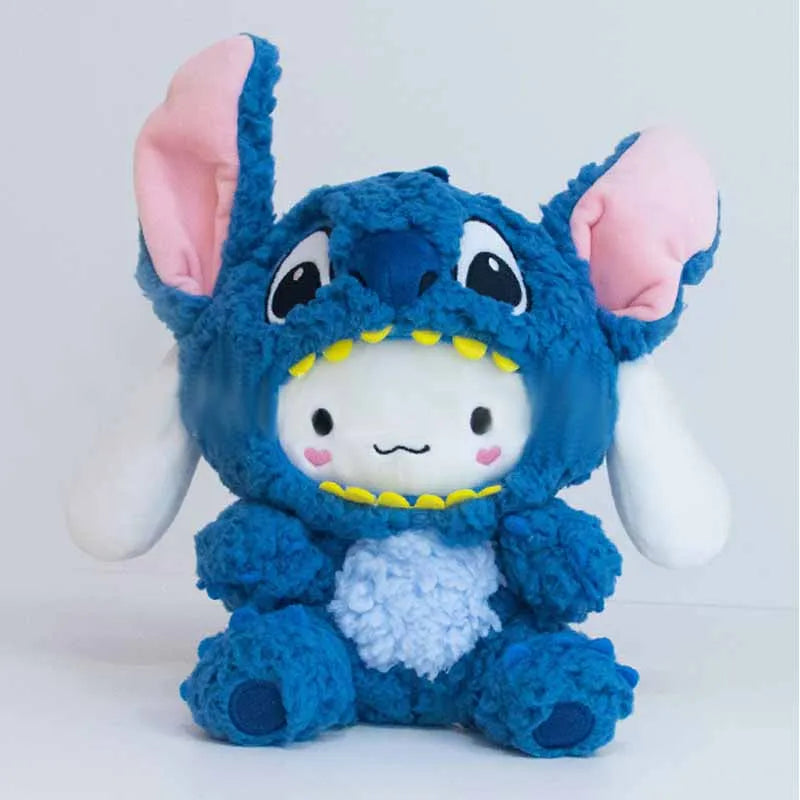 20cm Cute Plush Toys KT Cat Kuromi Cinnamoroll Dog Sanrio Child Plushies Stuffed Toy Stitch Pacha Dog Dolls Pillow birthday Gift