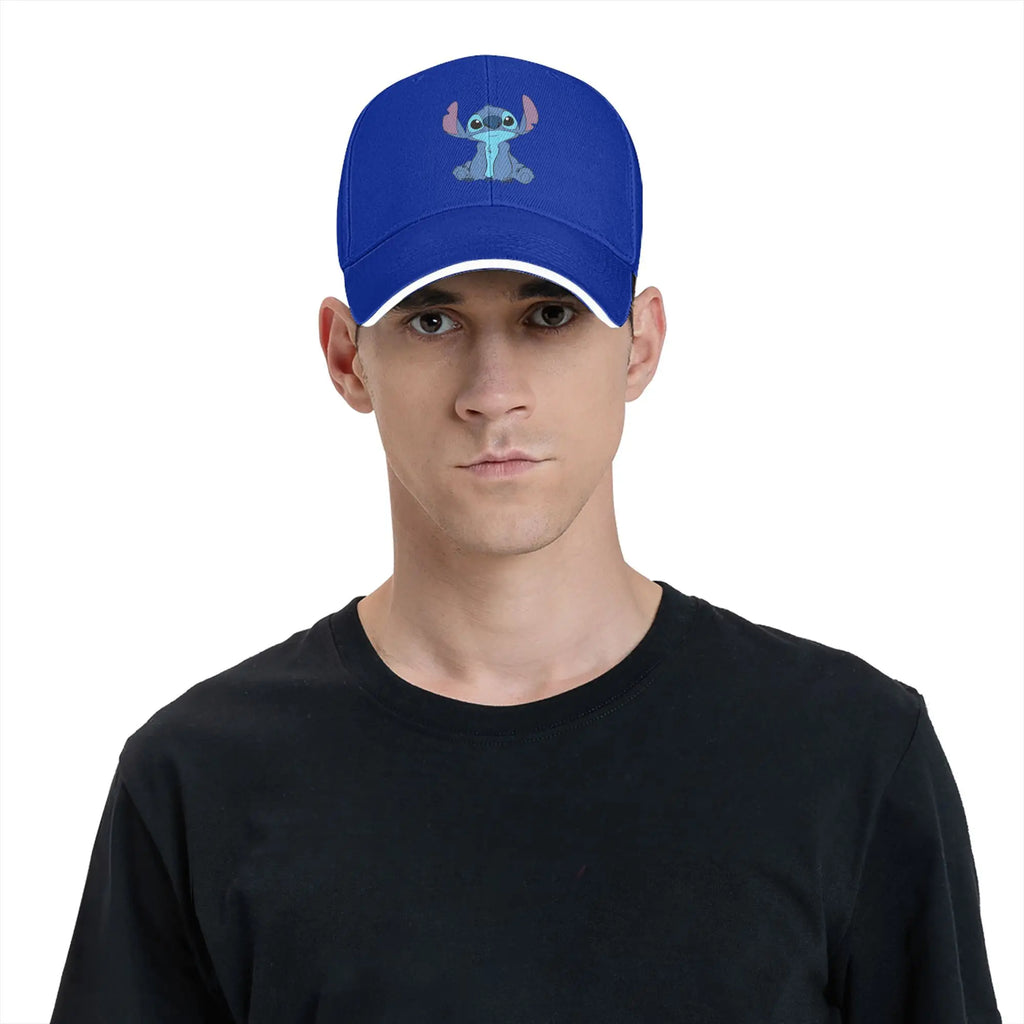 Stitch Angel Lilo Baseball Caps Popular Cartoon Sandwich Hats for Men Women Adjustable Hats Cap Running Golf
