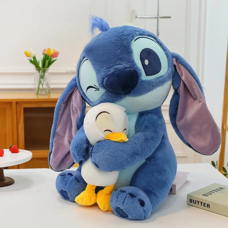 New Donald Duck Cuddle Stitch Doll Cute Stitch Doll Valentine Gift Plush Toy Room Decorated Cute Ornament Children's Gift
