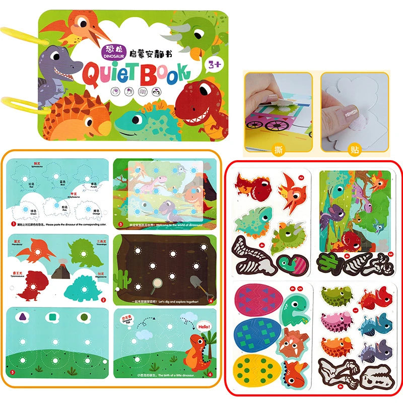 Montessori Busy Book For Kids 2 3 4 Years Preschool Kids Learning Toys Toddlers Activity Book Montessori Baby Toys Book
