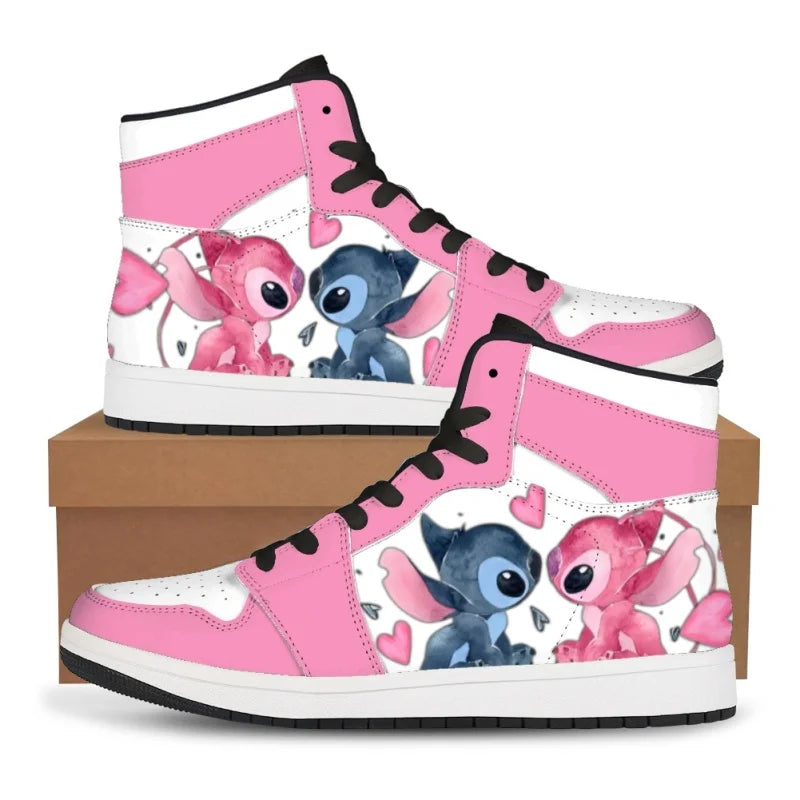 Lilo & Stitch Sneakers Kawaii Cartoon Stitch Shoes boys girls Little Monster Pattern Shoes Fashion Casual Sports Shoes
