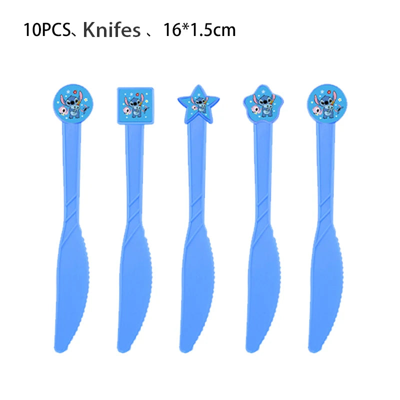 Lilo and Stitch Birthday Decoration Balloons Banner Backdrop Tablecloth Plates Cups Napkins Straws Event Party Supplies for Kids