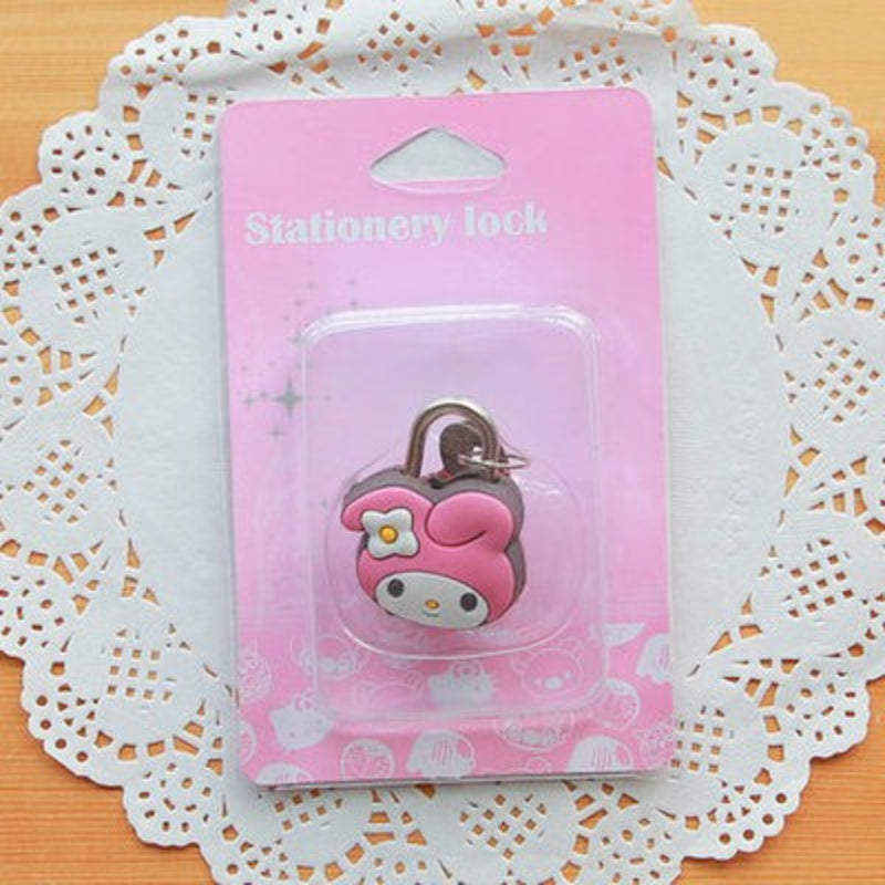 Sanrio Hello Kitty 3D Padlocks Mini Lock Cartoon Cute Multifunctional Luggage Locker Suitcase Girl Drawer Travel Anti-Theft Lock