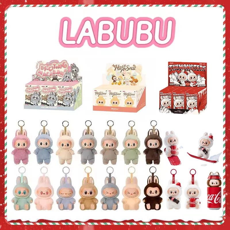 For Popmart Labubu The Monsters Serie Blind box Manga Figurine Collection Cute Doll Collect Desktop Decoration Birthday Gifts
