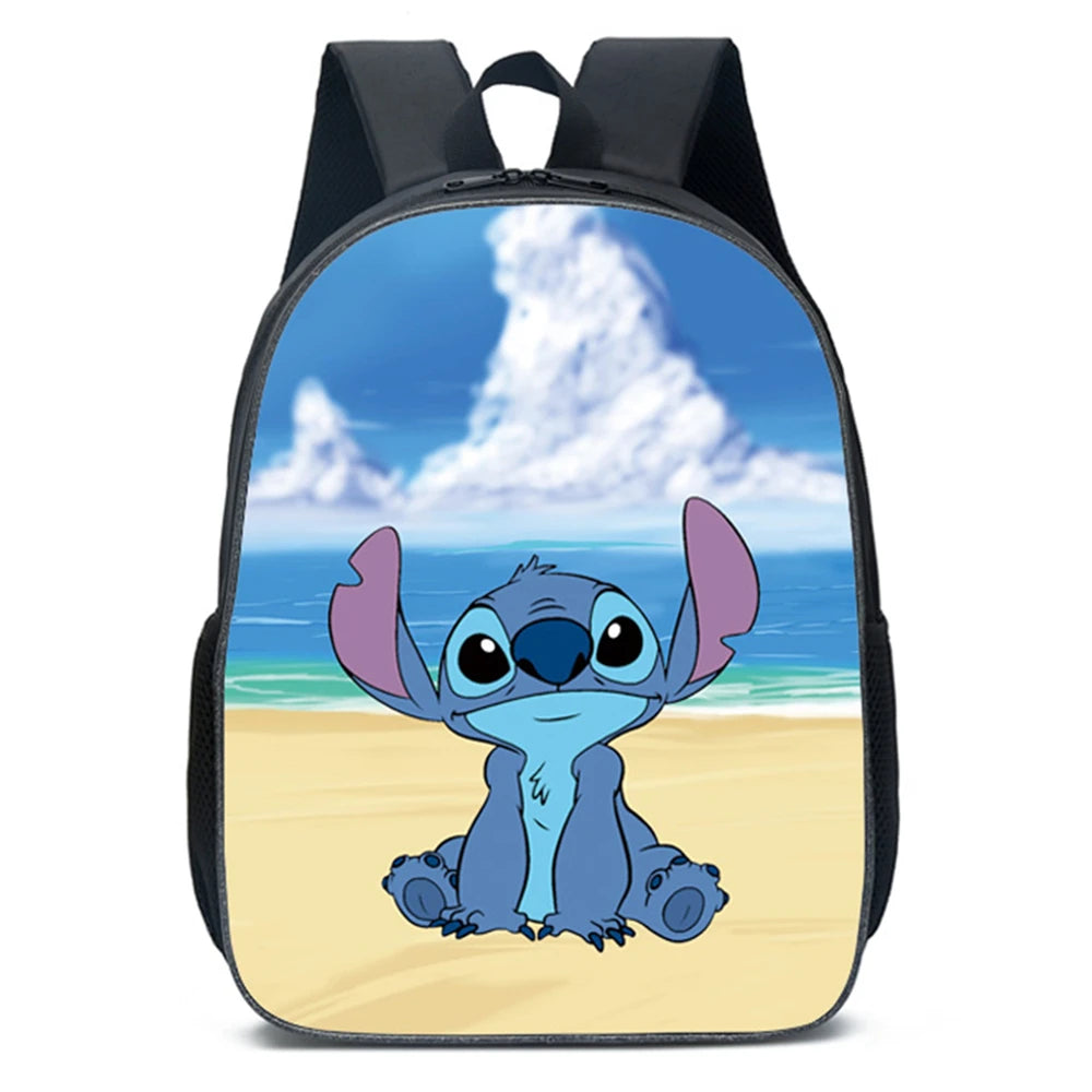 MINISO Lilo & Stitch Angel Cosplay Costume Backpack Computer School Bag Xmas Gift