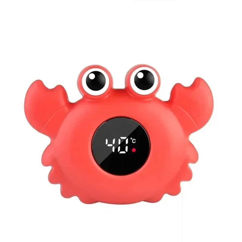 Cartoon Digital Thermometer LED Display Water Temperature Meter Safety Floating Toy for Kids Baby Bath Thermometer