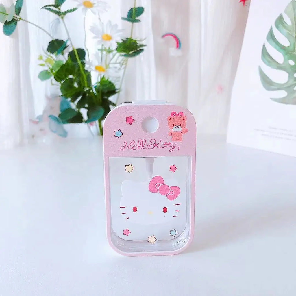 Sanrio Travel Bottle Refillable Melody Hello Kitty Spray Bottle Travel Portable Cinnamoroll Kuromi Pompompurin Bottl Girl Gifts