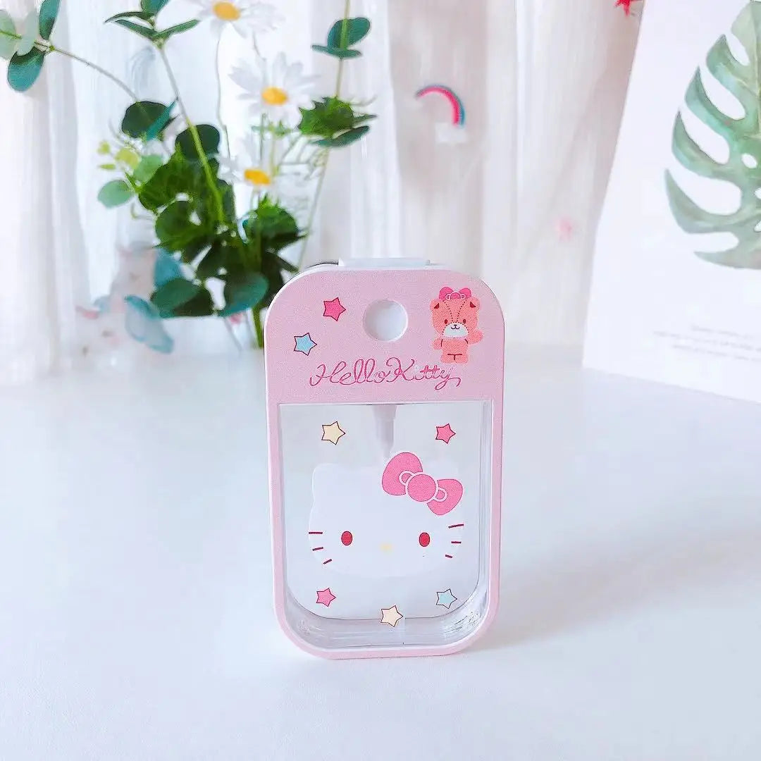 Sanrio Travel Bottle Refillable Melody Hello Kitty Spray Bottle Travel Portable Cinnamoroll Kuromi Pompompurin Bottl Girl Gifts
