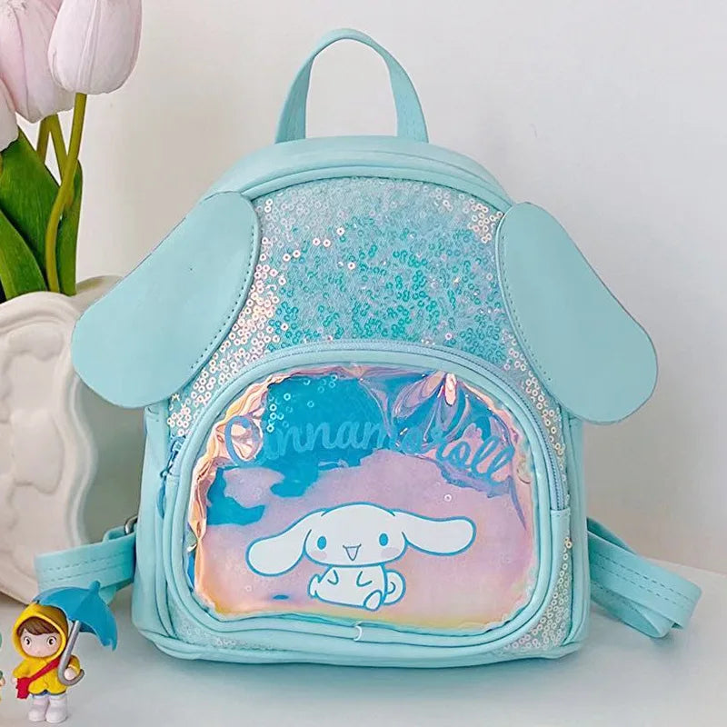 Sanrio Cinnamoroll Backpack Melody Crossbody Bag Kids Storage Backpack Travel Packsack Anime Peripheral Girls Holiday Gifts