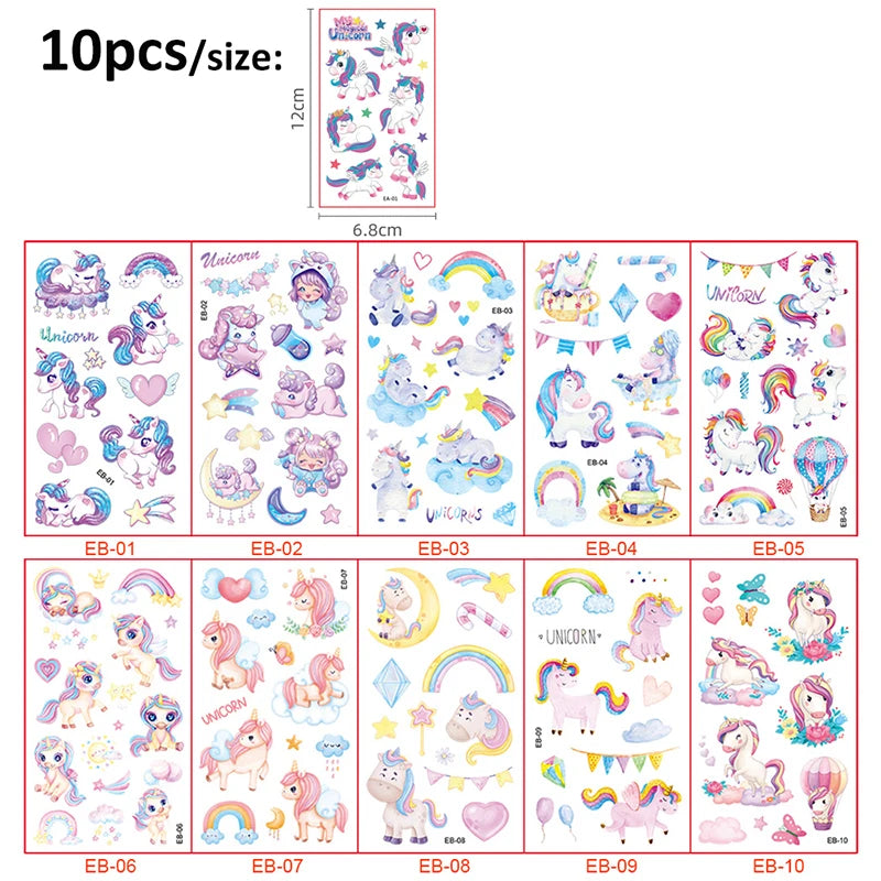 Unicorn Decoration For Birthday Girl Happy Birthday Unicorn Them Deco Kit Tableware Background Banner Balloons Supplies For Kids