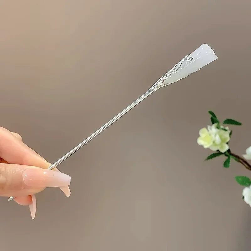 Chinese Style Tassel Hair Clip For Women Hair Stick Pins Flower Handmade Hairpins Charm Jewelry Accessories Hair Ornaments 머리핀