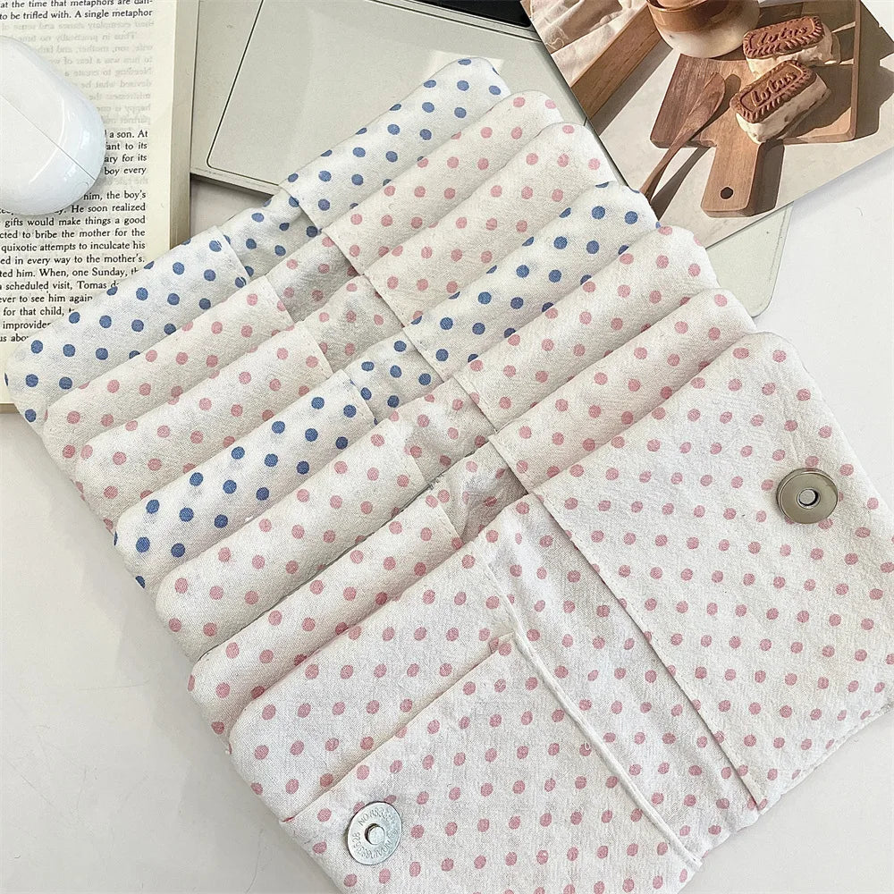 Bow Knot Women Girl Korean Ins Certificates Passport Wallet Travel Multi Functional Document Card Passport Cover Storage Bags