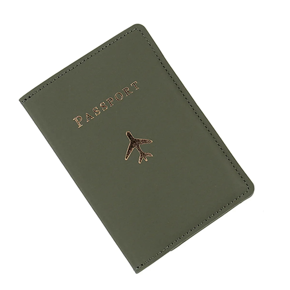 Airplane Passport Cover Women Men Travel Passport Case Pu Leather Fashion Passport Wallet Purse Girl Passport Credit Card Holder