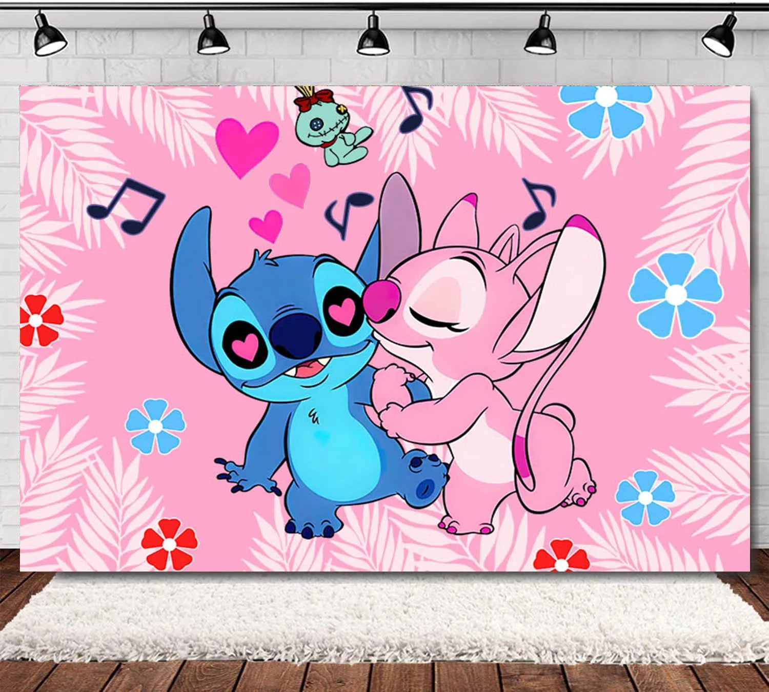 Lilo and Stitch Cartoon Children's Birthday Party Decoration Paper Plate Latex Foil Ballon Tablecloth Baby Shower Party Supplies