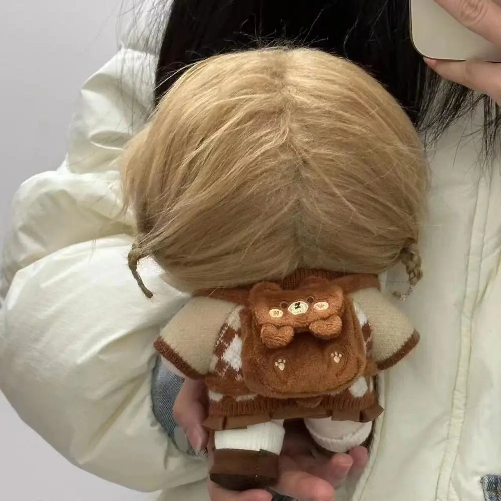 Animal Style 17Cm Labubu Backpack Hand-made Clothes Matching Doll Backpack Multiple Styles Replacement Doll Clothing Accessories