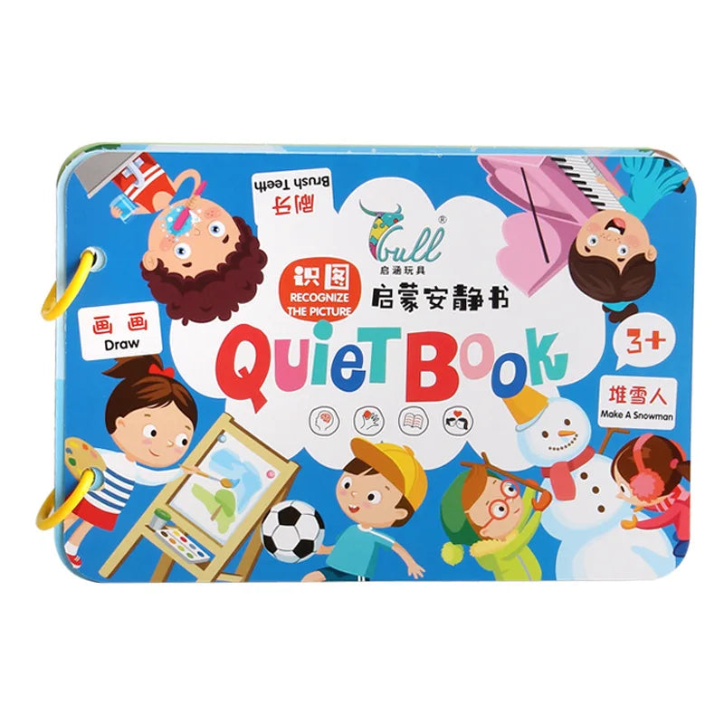 Montessori Busy Book For Kids 2 3 4 Years Preschool Kids Learning Toys Toddlers Activity Book Montessori Baby Toys Book
