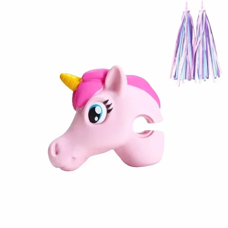 1PC Unicorn Scooter Handlebar for Children Bicycle Head Horse Toy Bicycle Scooter Bike Accessories Handlebar Kids Birthday Gifts