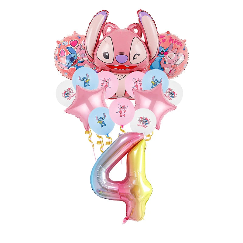 Lilo And Stitch Birthday Decorations Stitch Birthday Girl Party Decor Supplies Balloons Backdrop Banner Plates Cups Tablecloth