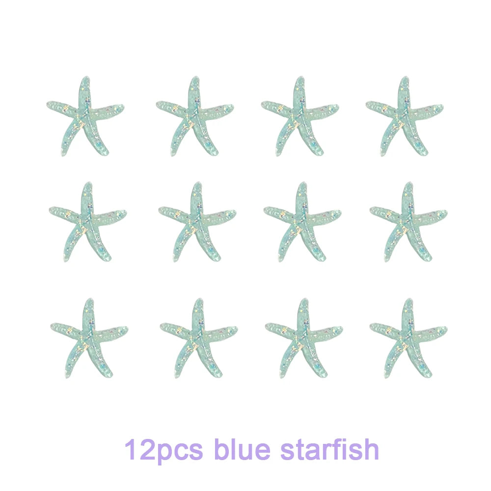 Mermail Cake Decoration Pink Purple Mermaid Tails Bubbles Shells Cake Toppers Under the Sea Theme Birthday Baby Shower Party Dec