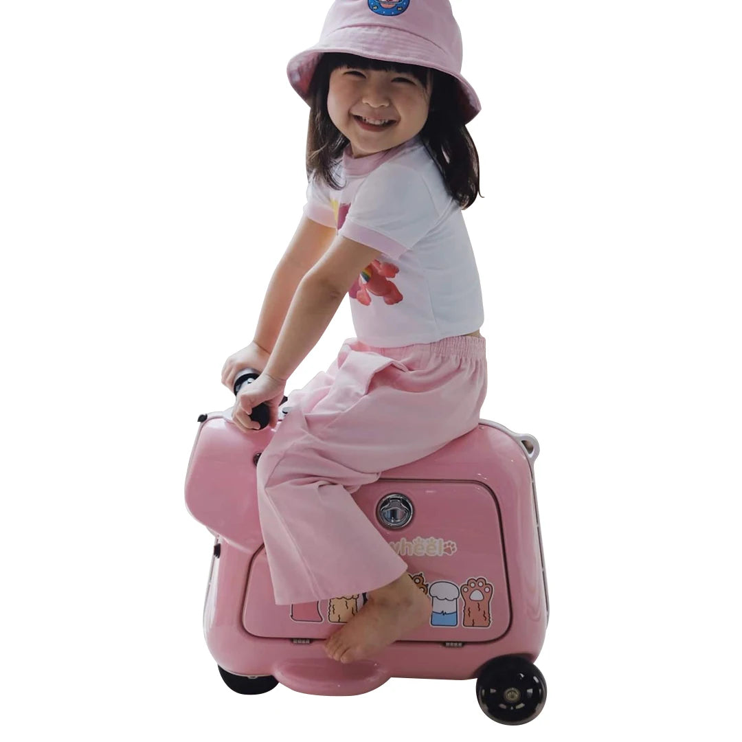 Airwheel SQ3 Kids Suitcase Travel Suitcase Luggage Wholesale Lightweight Kids Travel Trolley Bags Vintage Spinner Rolling Girls