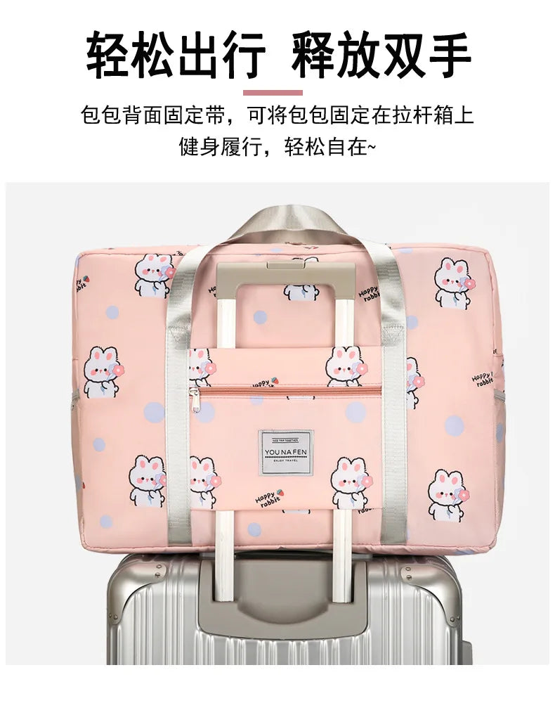 Large Capacity Travel Bag Portable Business Trip Light Portable Student Trolley Case Luggage Bag Maternity Storage Bag for Girls