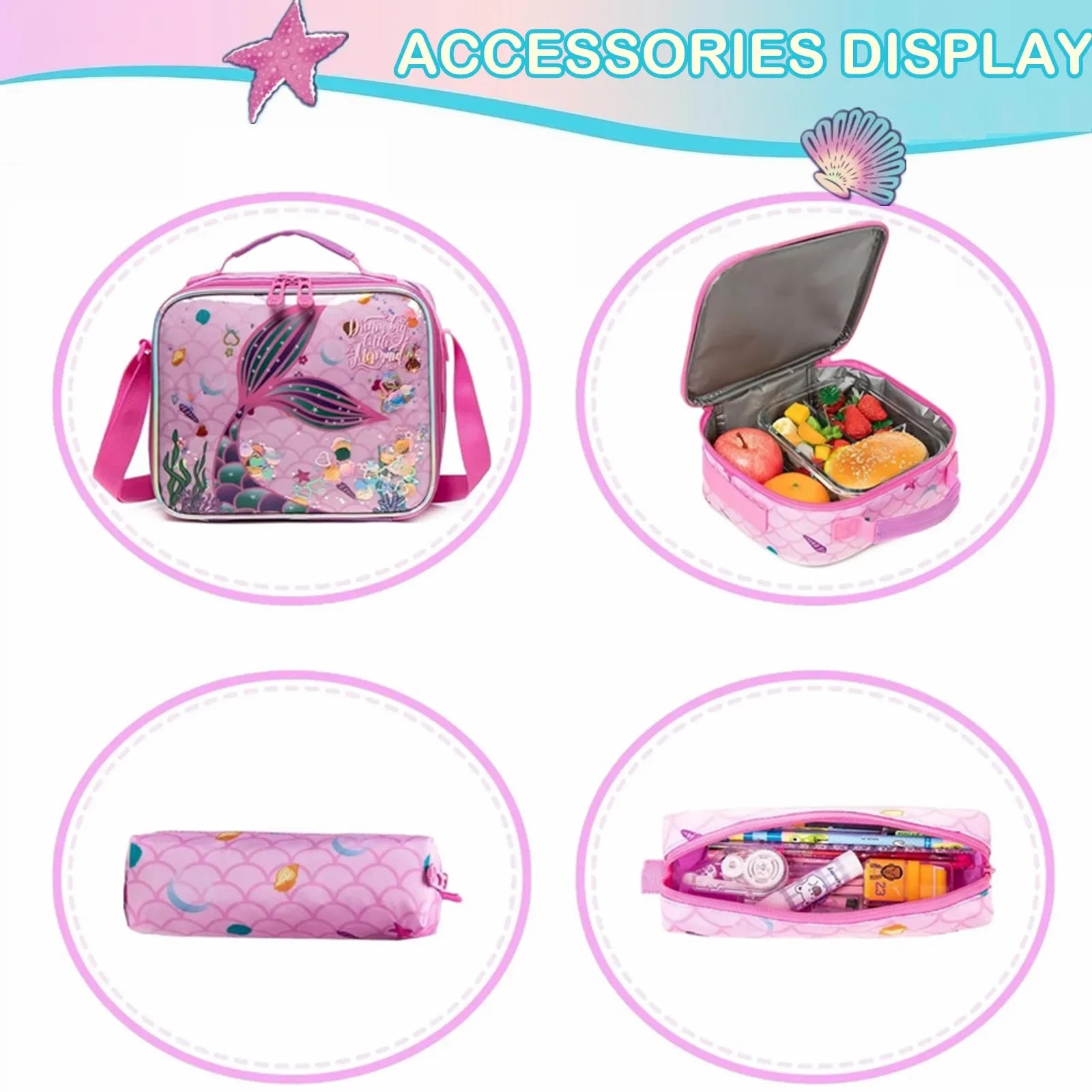 Children's School Backpack with Wheels Kids Wheeled School Bag Teenagers Bag Girls Canvas Backpack Travel Luggage Trolley Bags
