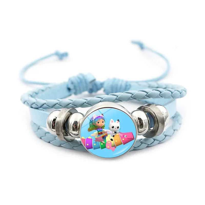 Gabby Dollhouse Bracelet Anime Cartoon Character Derivative Peripherals Bangles Cute Bracelets Baby Show Birthday Christmas Gift