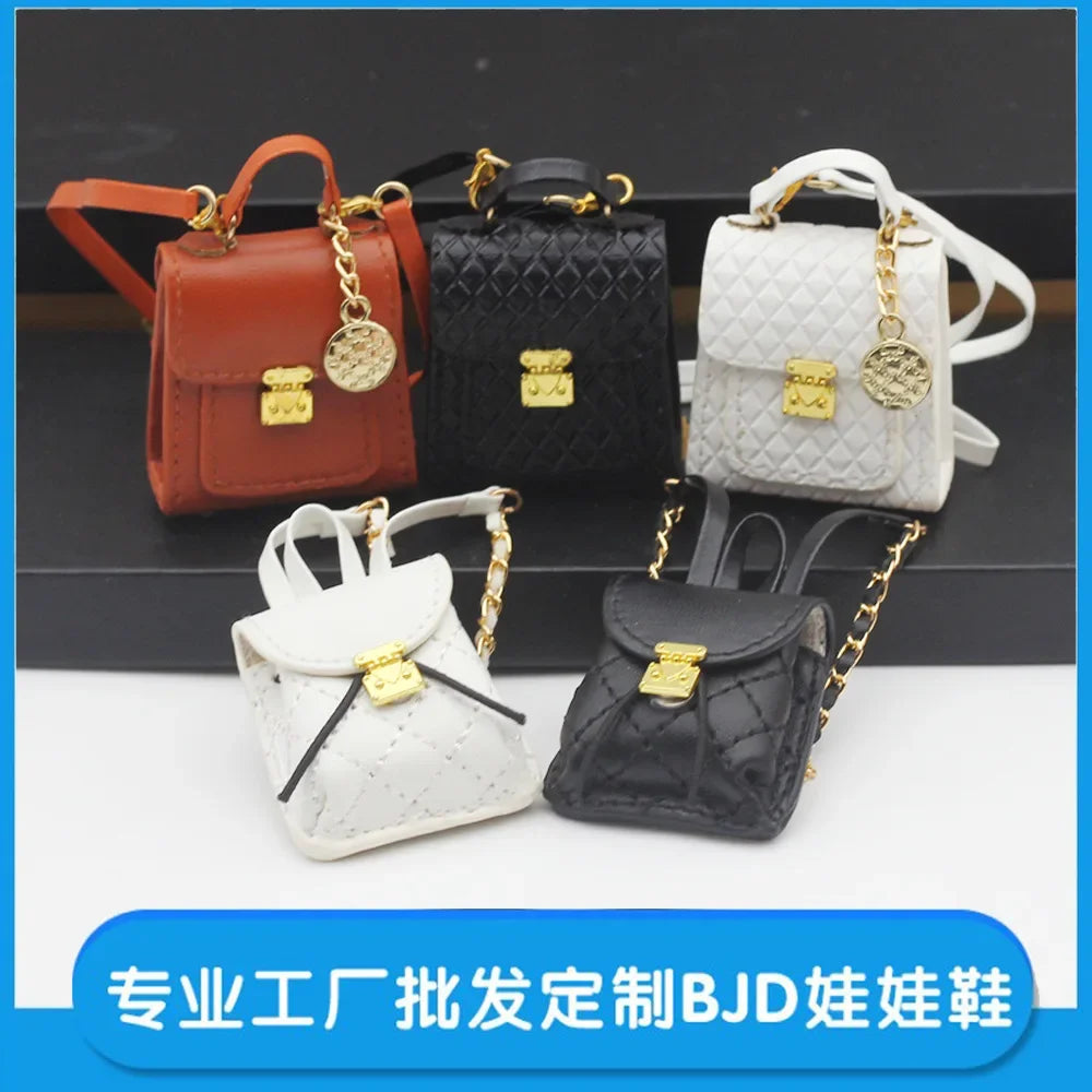 15-17 Cm Labubu Backpack Toy BJD Doll Bag Handmade Set DIY Doll Backpack Replacement Clothing Accessories in Stock