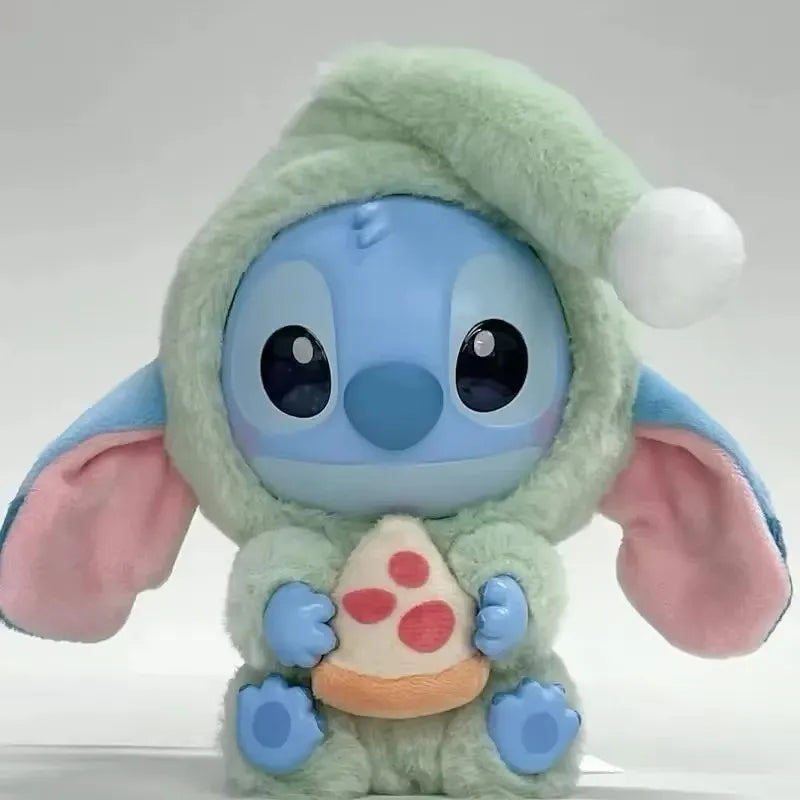 Genuine Stitch Eat Something Before Sleep Series Plush Blind Box Vinyl Toy Cute Doll Mystery Box Bag Pendant Decor for Girl Gift