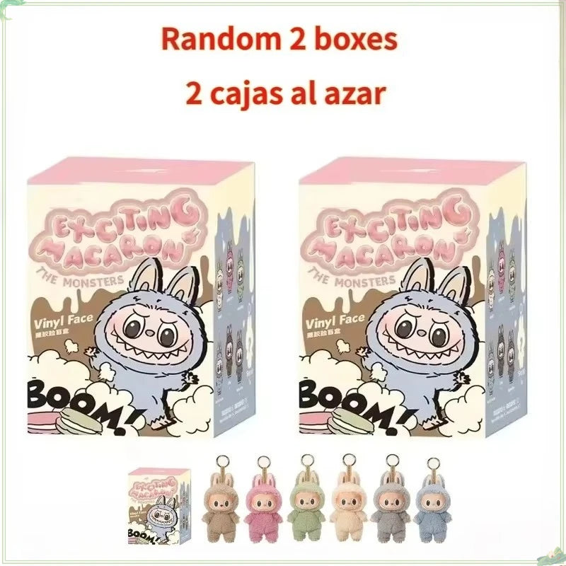 2025 New Labubu V3 Generation Series THE MONSTERS Have a Seat  Vinyl Face Plush Toy Series Blind Box Heartbeat Macaron 3rd