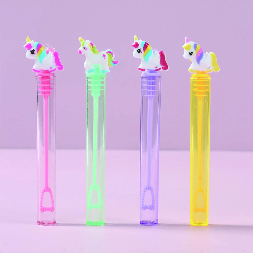 Blue Pink Unicorn Bubble Tube Soap Bottle Unicorn Birthday Party Decor Kids Favors Toys for Guests Gifts Baby Shower