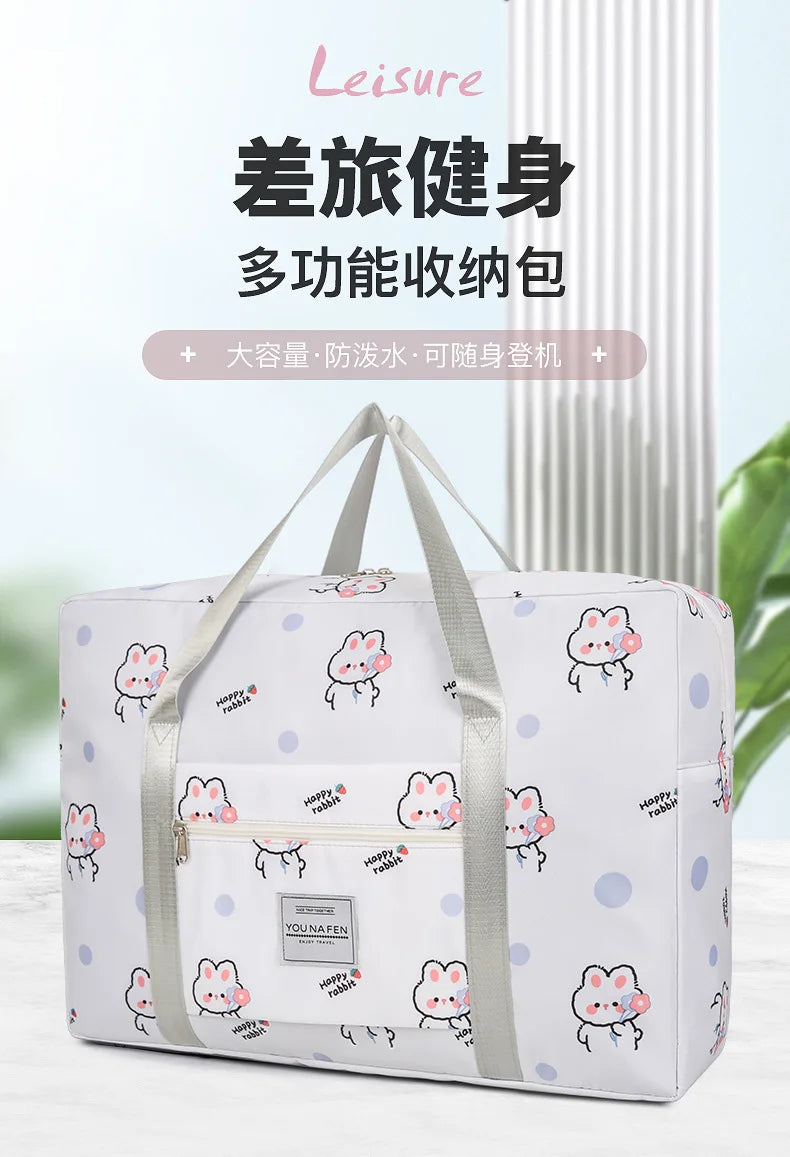 Large Capacity Travel Bag Portable Business Trip Light Portable Student Trolley Case Luggage Bag Maternity Storage Bag for Girls