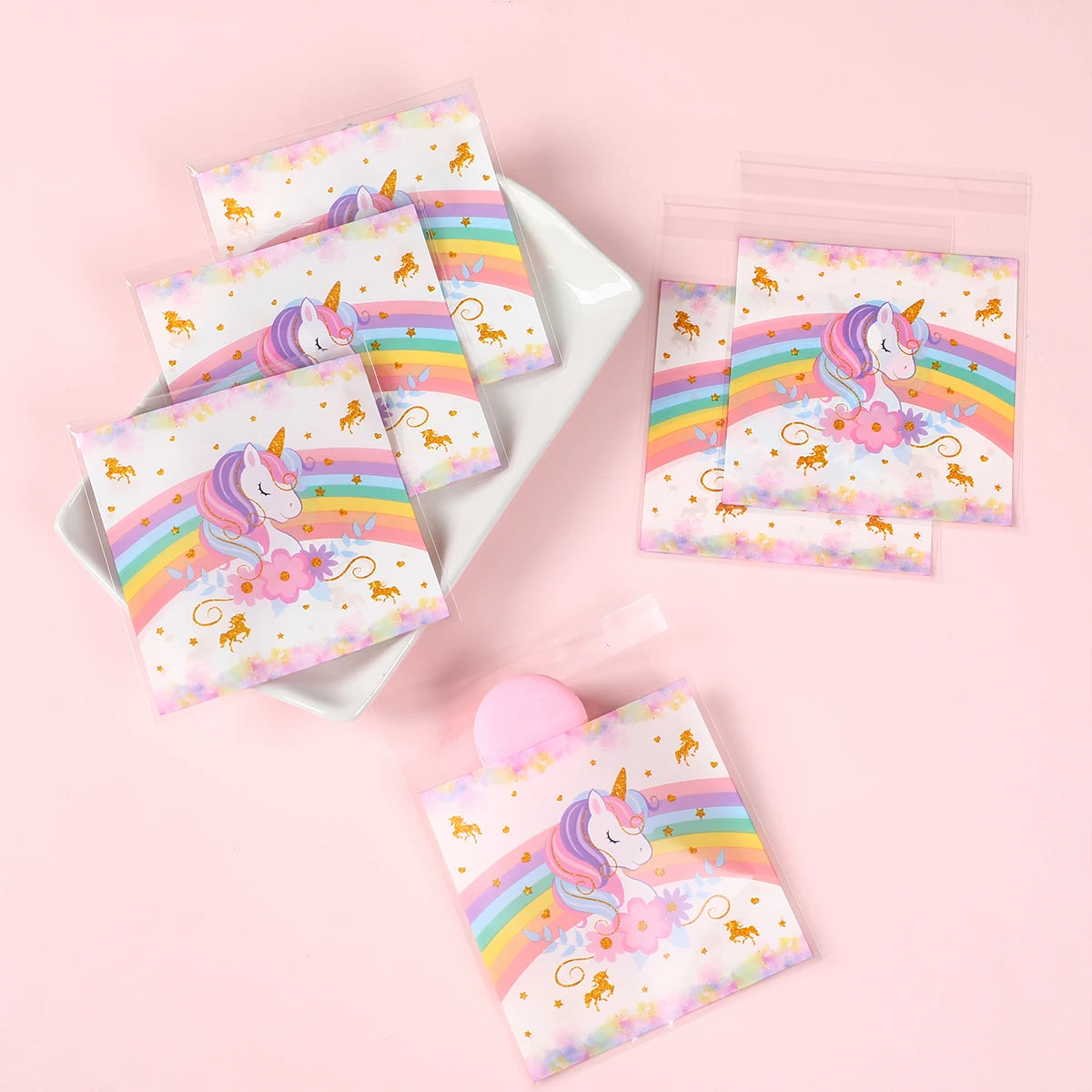 Rainbow Unicorn Disposable Tableware Happy 1st Birthday Party Decorations Kids Favors Gifts Unicorn Baby Shower Girls Supplies