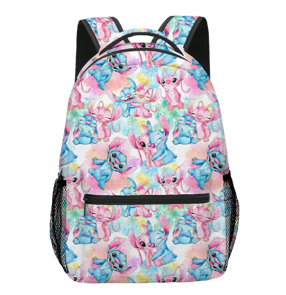 MINISO Lilo & Stitch Angel Cosplay Costume Backpack Computer School Bag Xmas Gift