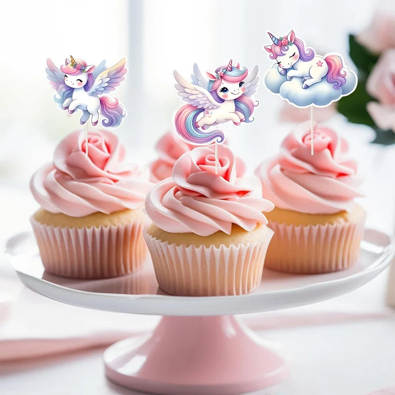 Rainbow Unicorn Disposable Tableware Happy 1st Birthday Party Decorations Kids Unicorn Theme Wedding Baby Shower Girls Supplies