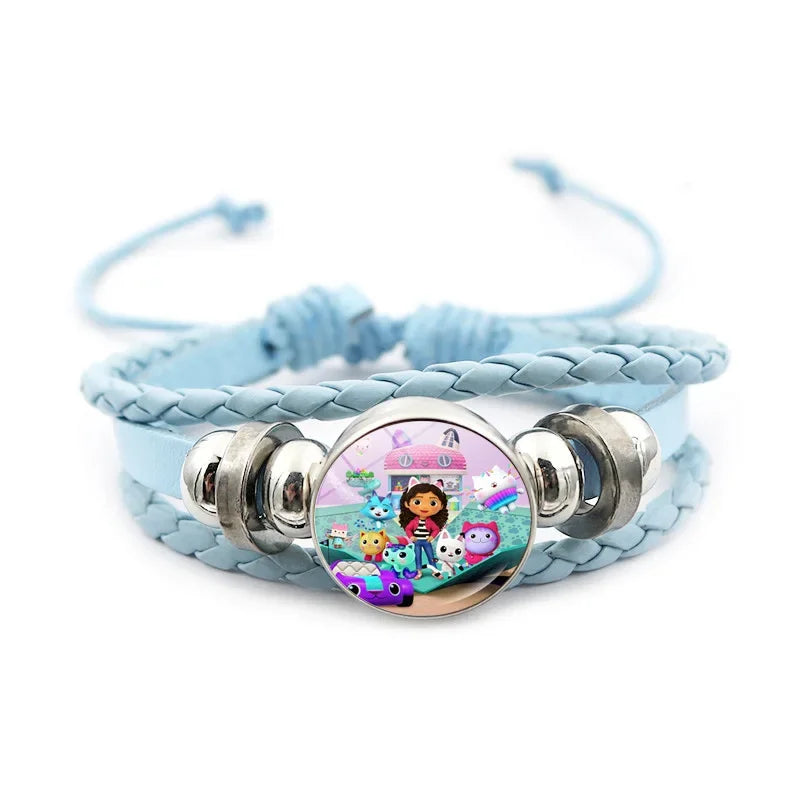 Gabby Dollhouse Bracelet Anime Cartoon Character Derivative Peripherals Bangles Cute Bracelets Baby Show Birthday Christmas Gift