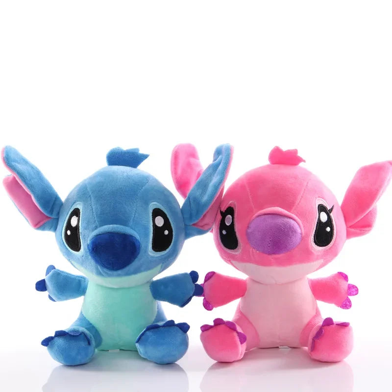 2024Disney 20cm Limited Edition Cloth Fleece Stich Colourful Stuffed Doll Cute Stitch Plush Anime Kid Birthday Gift Children Toy