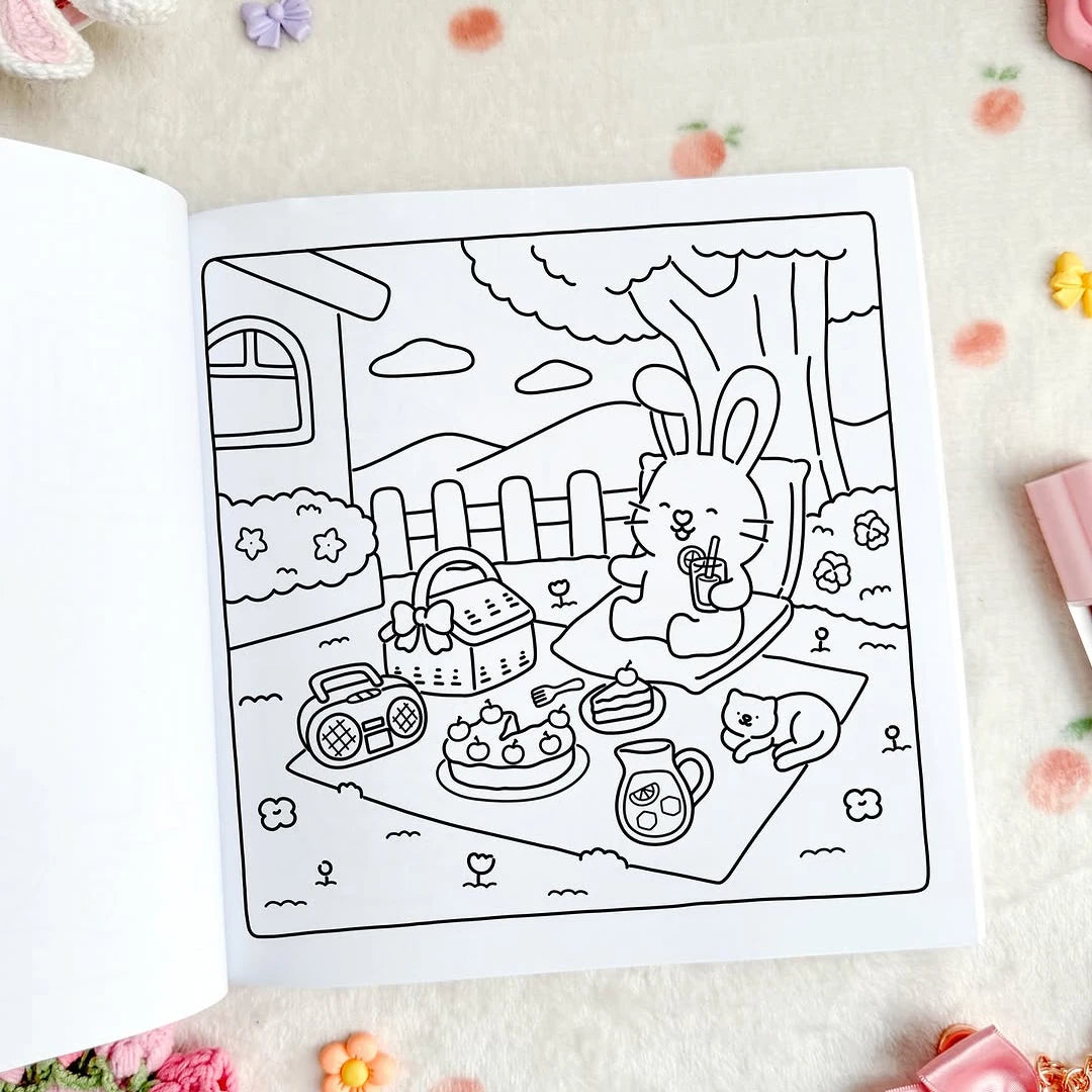 Girls Day:Self-Love Coloring Book for Adults & Teens Featuring Activities in Everyday Life Coloring Book Gift