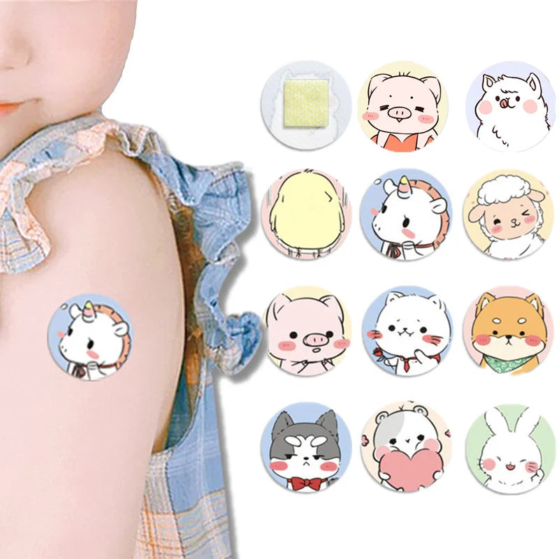 120pcs Vibrant Cartoon Waterproof Bandages  Breathable Self Adhesive Mini Round Wound Care For Kids  Adults Bandages For Kids