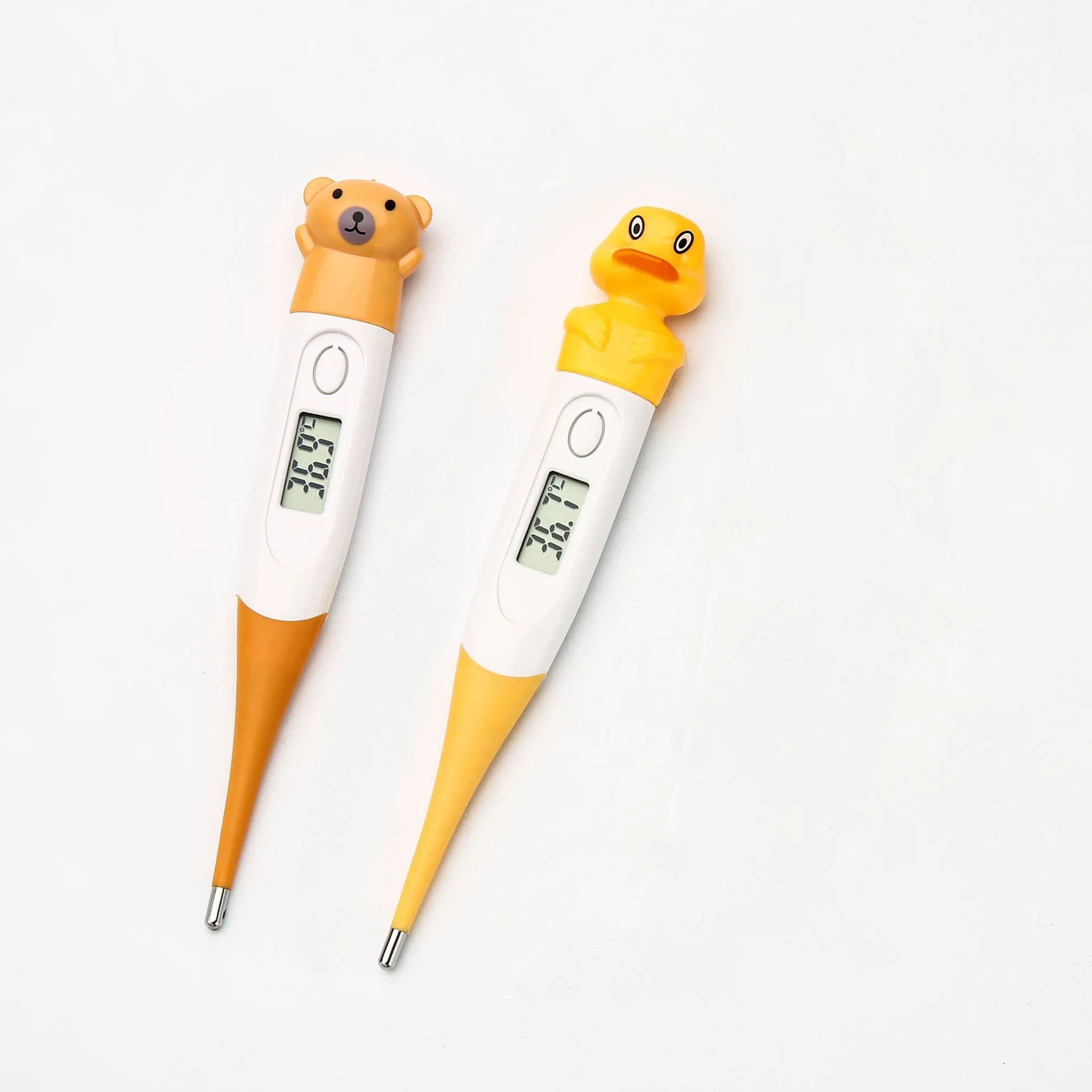 10 PCS Animal Cartoon Medical Thermometer Digital  Soft Head for Kids Child aldult fast Readings Ovulation High Accurate